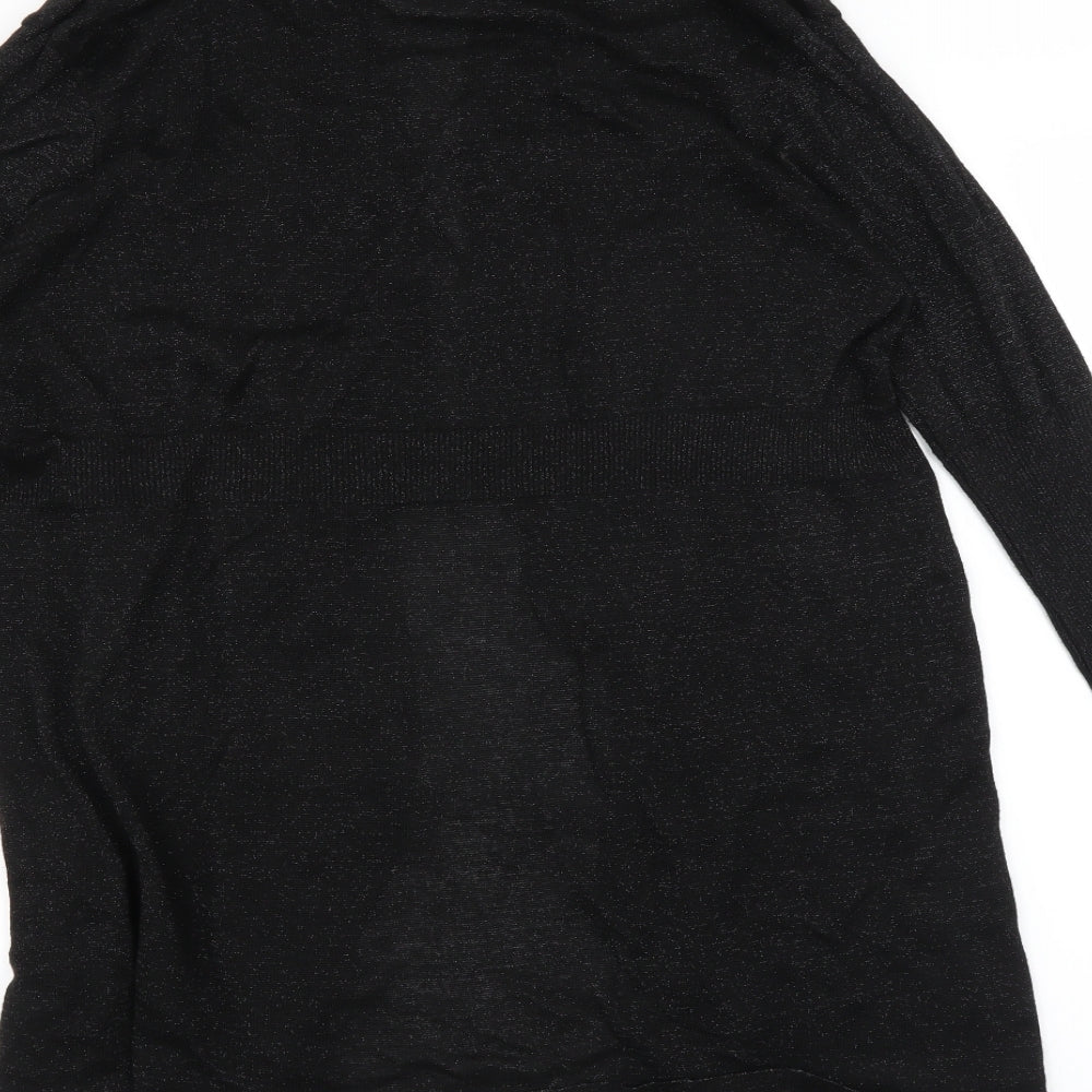 George Womens Black   Cardigan Jumper Size 12  - glittery