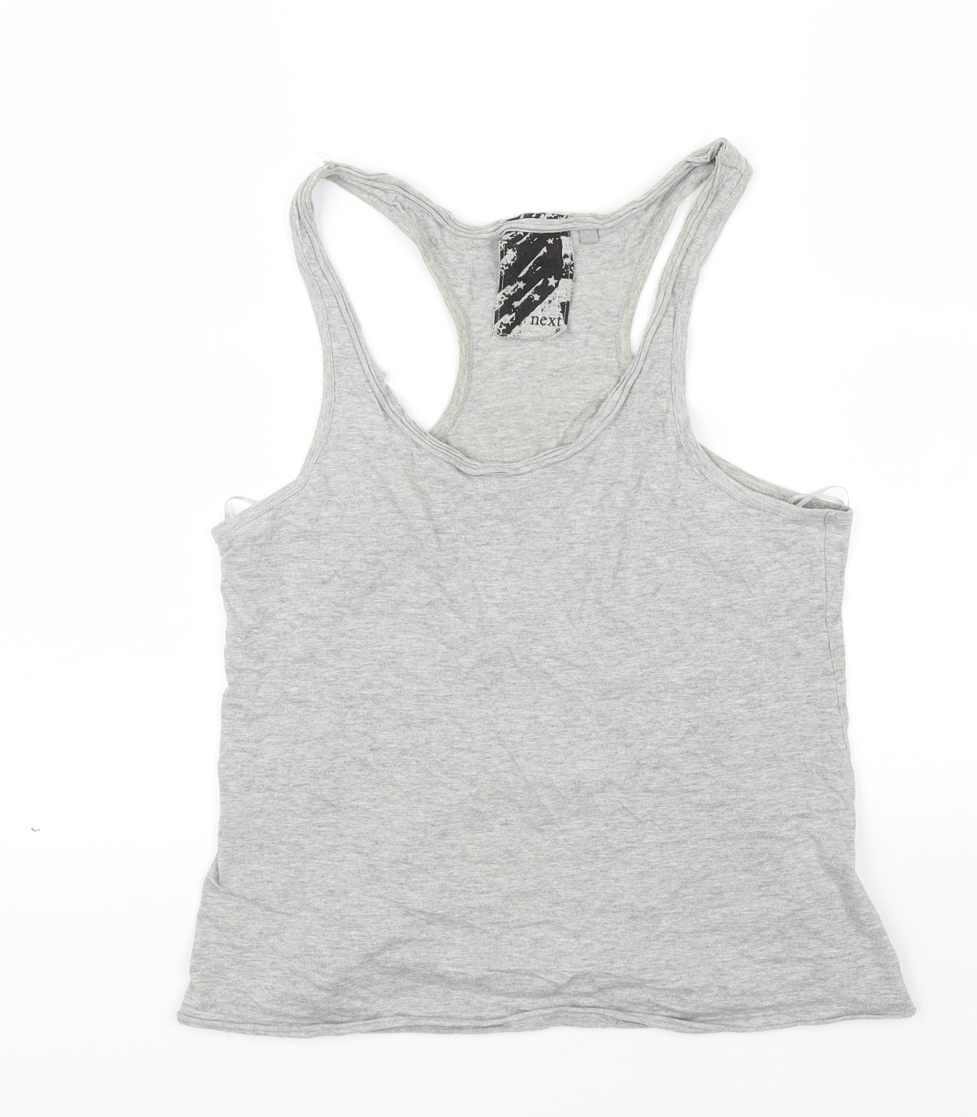 Womens UK Size 8 NEXT Grey Basic T-Shirt