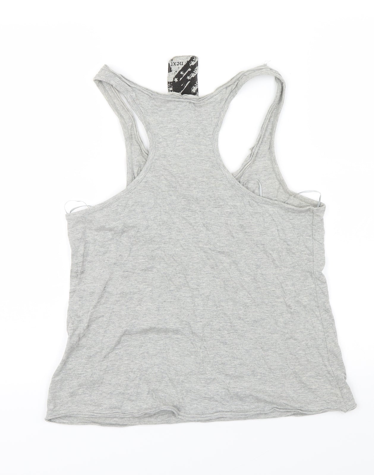 Womens UK Size 8 NEXT Grey Basic T-Shirt