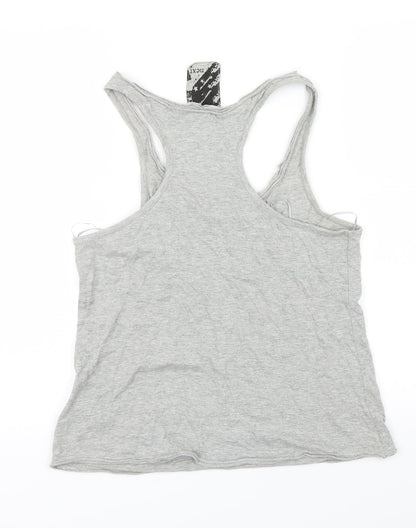 Womens UK Size 8 NEXT Grey Basic T-Shirt