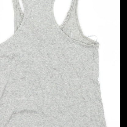Womens UK Size 8 NEXT Grey Basic T-Shirt
