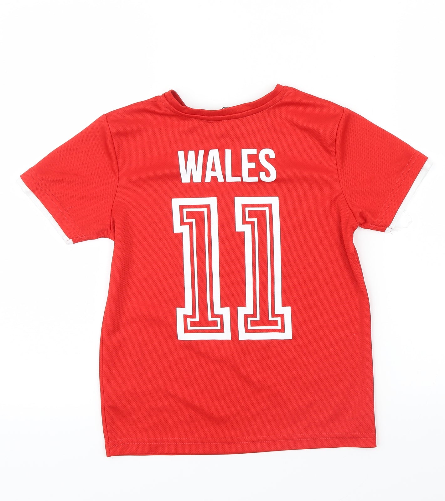 George Boys Red   Pullover T-Shirt Size 7-8 Years