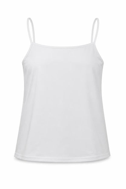 Bassini Womens White   Camisole T-Shirt Size XL