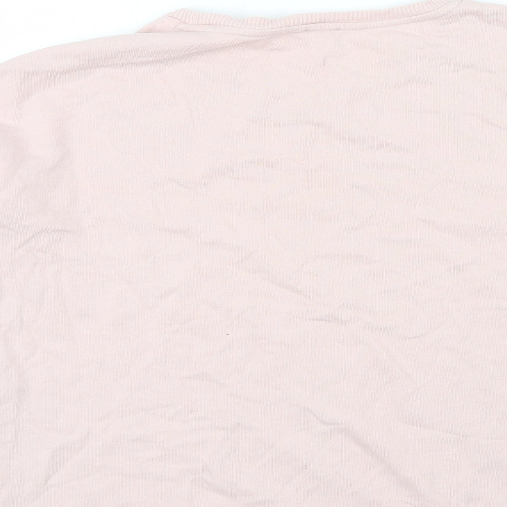 River Island Womens Pink   Pullover Jumper Size XS  - Rhinestone detail