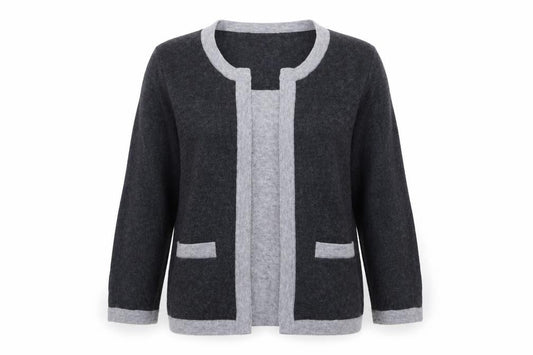 Precis Womens Grey   Pullover Jumper Size S  - pocket details on front