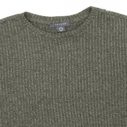 Primark Womens Gold Striped  Pullover Jumper Size XS