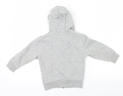 NEXT  Grey Colourblock  Basic Coat Jacket Size 12 Months  - Pocket on front