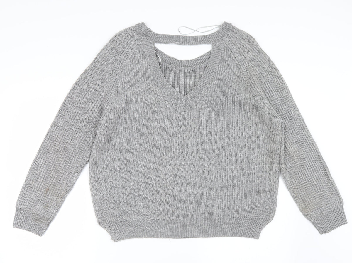 George Womens Grey   Pullover Jumper Size 12