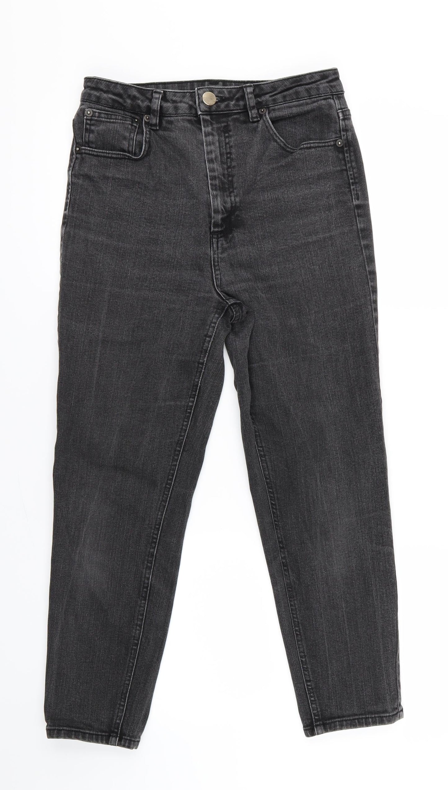 ASOS Womens Black  Denim Straight Jeans Size 27 in L24.5 in