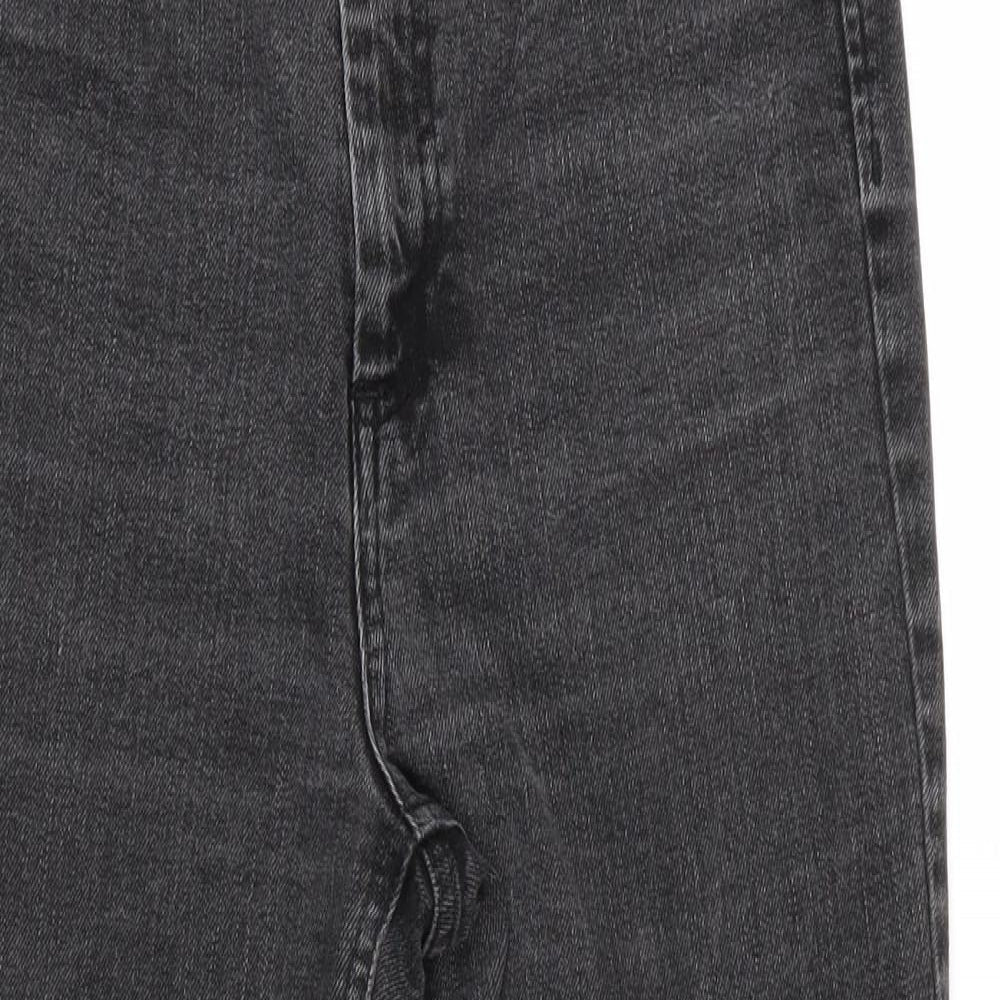 ASOS Womens Black  Denim Straight Jeans Size 27 in L24.5 in