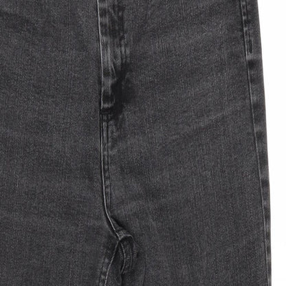 ASOS Womens Black  Denim Straight Jeans Size 27 in L24.5 in