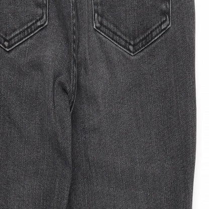 ASOS Womens Black  Denim Straight Jeans Size 27 in L24.5 in