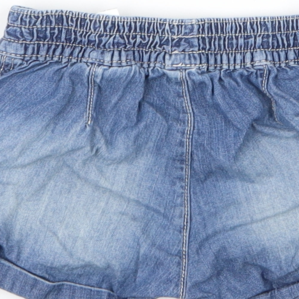 H&M Girls Blue   Cropped Jeans Size 12 Months