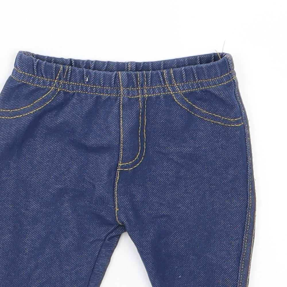 Early Days Girls Blue   Capri Leggings Size 3-6 Months  - Jeggings