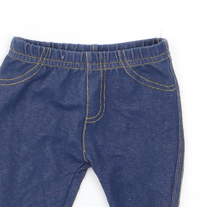 Early Days Girls Blue   Capri Leggings Size 3-6 Months  - Jeggings