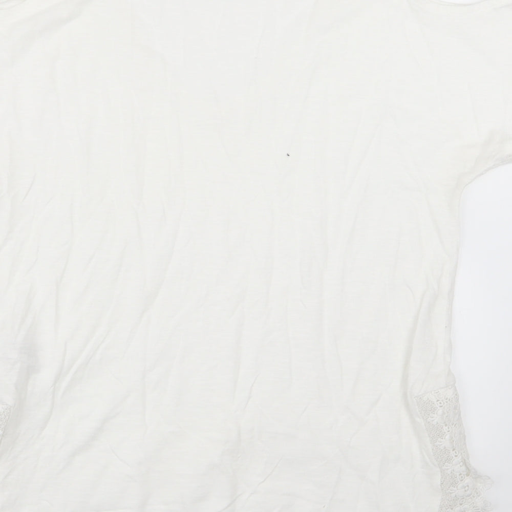 Womens UK Size 12 NEXT White Basic Blouse