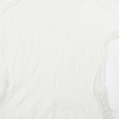 Womens UK Size 12 NEXT White Basic Blouse