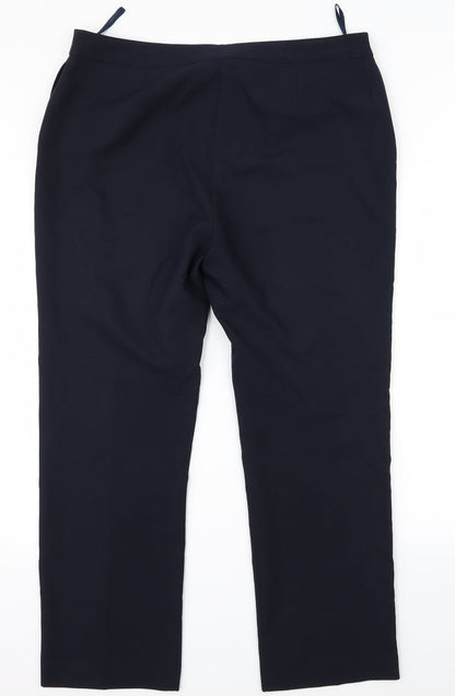 Womens UK Size 16 Bonmarché Regular Fit  Blue Trousers