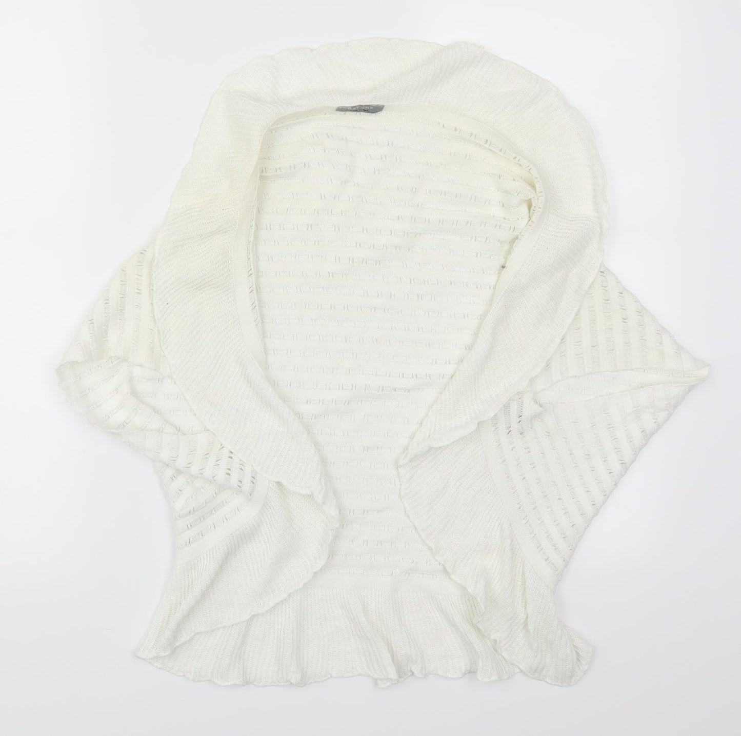 Per Una Womens White   Cardigan Jumper Size M
