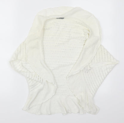 Per Una Womens White   Cardigan Jumper Size M