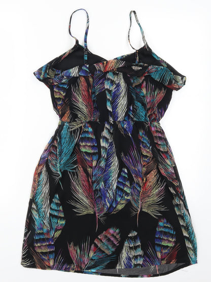 Dynamite Womens Multicoloured   Mini  Size XS  - Feather Print