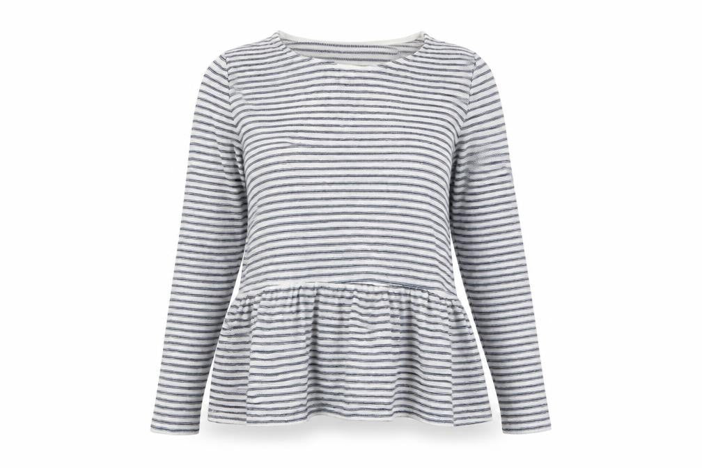 Womens UK Size 6 New Look Blue Basic T-Shirt