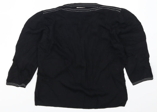 Bonmarché Womens Black   Pullover Jumper Size M