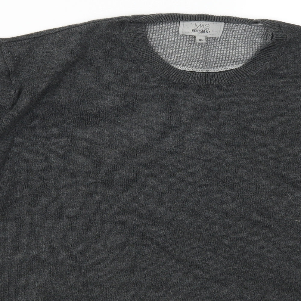 Marks and Spencer Womens Grey   Pullover Jumper Size XL