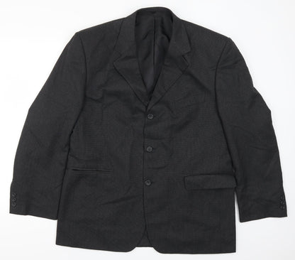 Mens UK Size 44 Burton Regular Grey Suit Jacket
