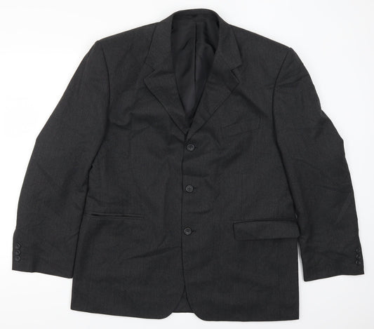 Mens UK Size 44 Burton Regular Grey Suit Jacket