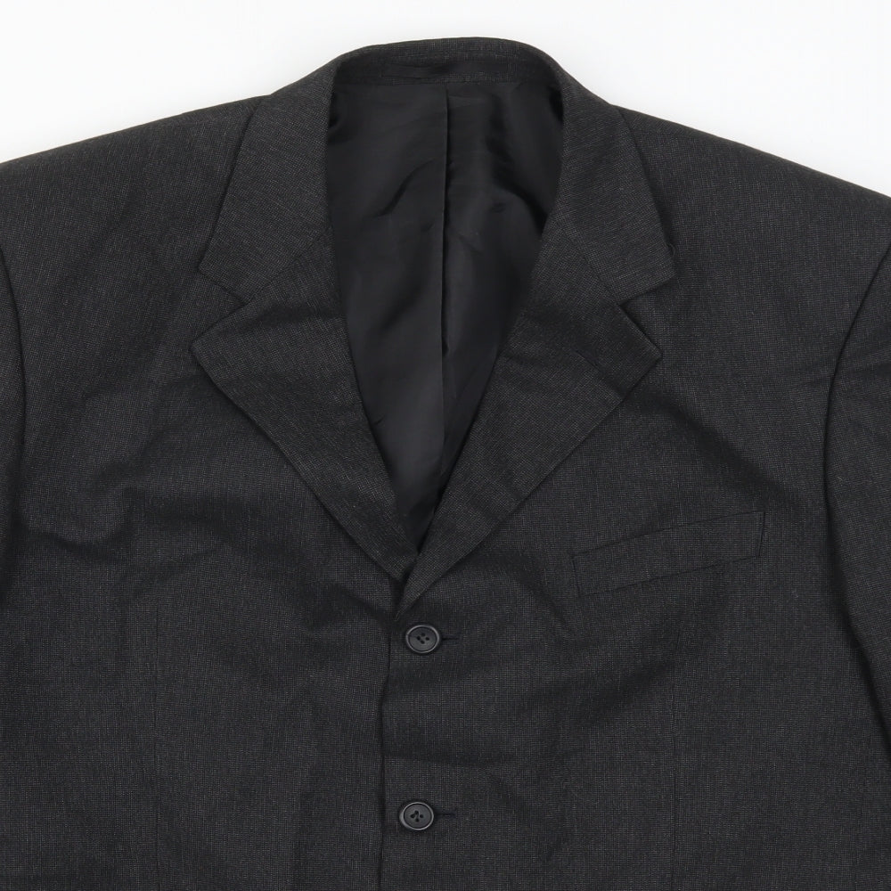Mens UK Size 44 Burton Regular Grey Suit Jacket