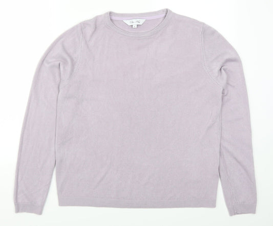 Plum Tree Womens Purple   Pullover Jumper Size L