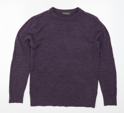 Cedarwood State Mens Purple   Pullover Jumper Size XS