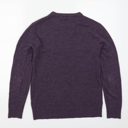 Cedarwood State Mens Purple   Pullover Jumper Size XS