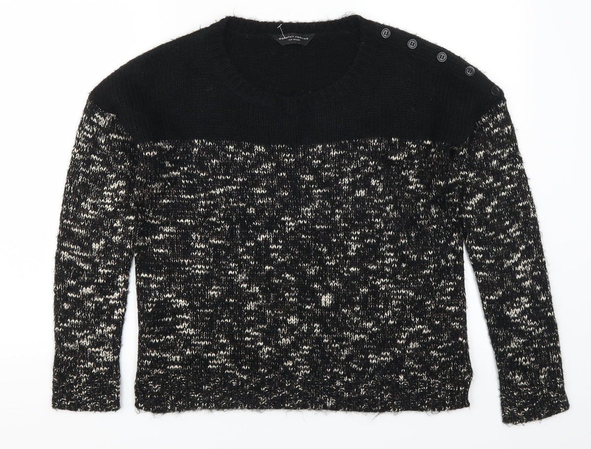 Dorothy Perkins Womens Black   Pullover Jumper Size 6