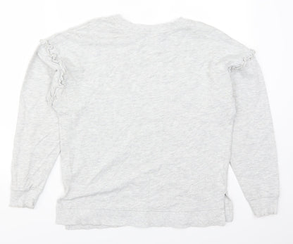 George Womens Grey   Pullover Sweatshirt Size 8