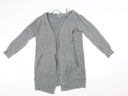 Pieces Womens Grey   Cardigan Jumper Size L