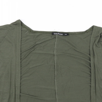 Boohoo Womens Green   Cardigan Jumper Size M