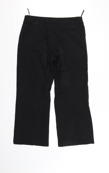 M&Co Womens Black   Trousers  Size 14 L28 in