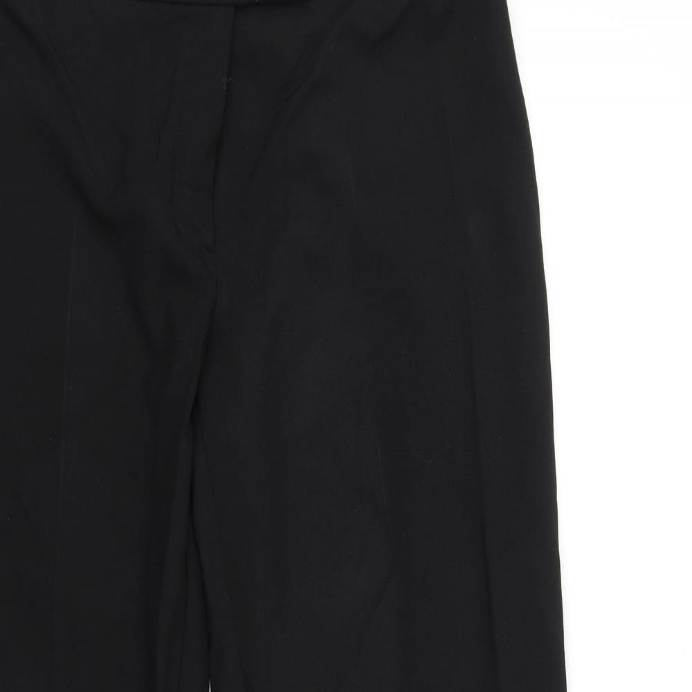 M&Co Womens Black   Trousers  Size 14 L28 in