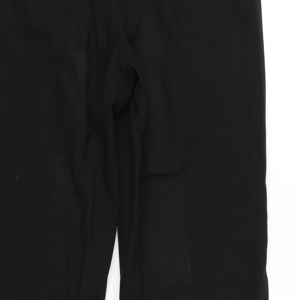 M&Co Womens Black   Trousers  Size 14 L28 in