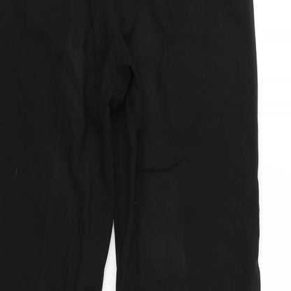 M&Co Womens Black   Trousers  Size 14 L28 in
