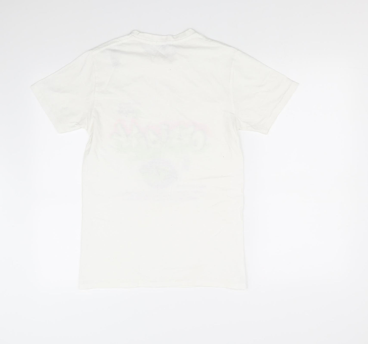Spotted Girls White   Basic T-Shirt Size S