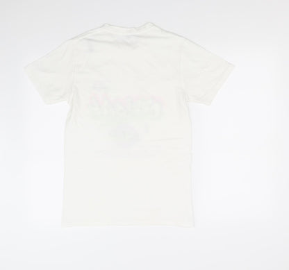Spotted Girls White   Basic T-Shirt Size S