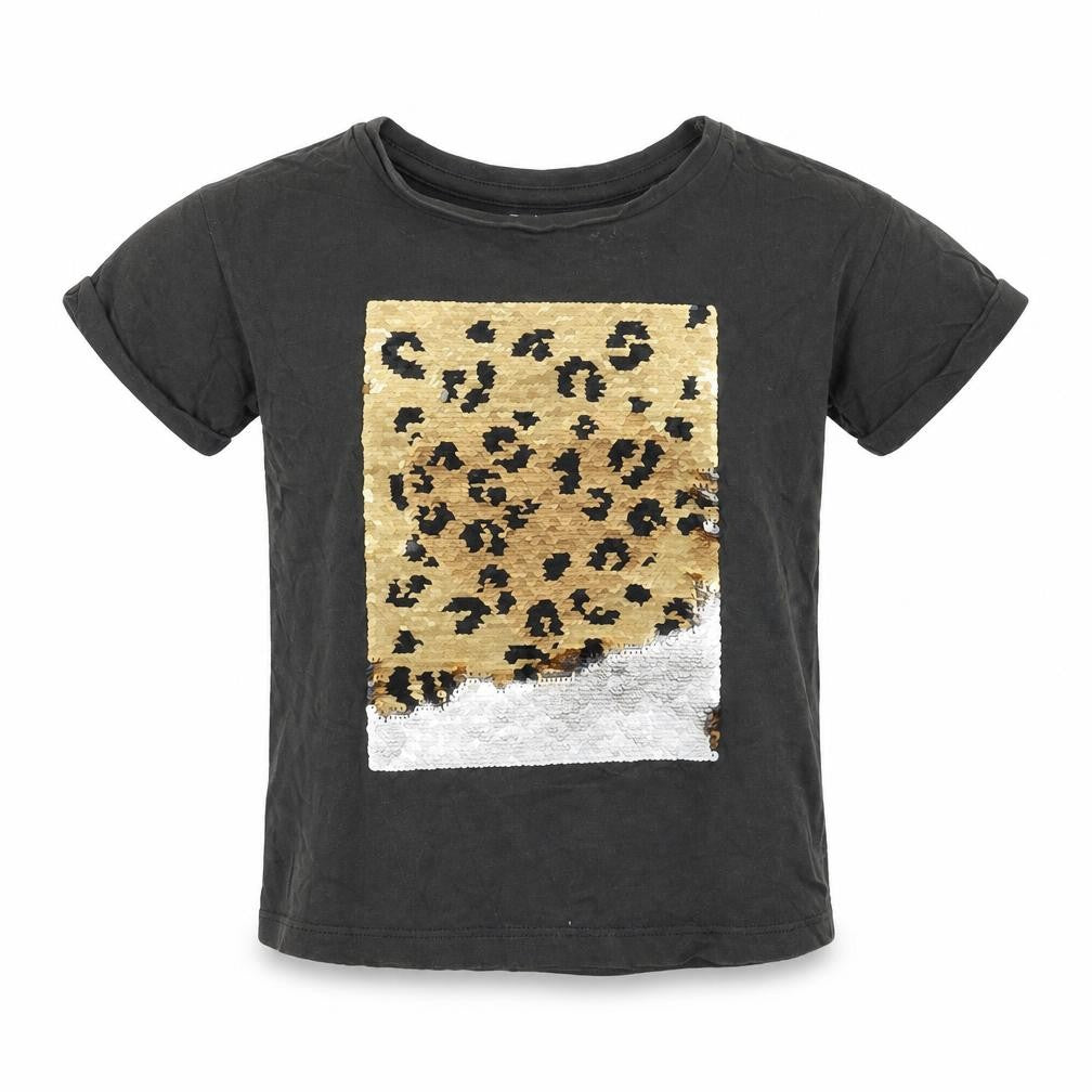 Tu Girls Black   Basic T-Shirt Size 6 Years