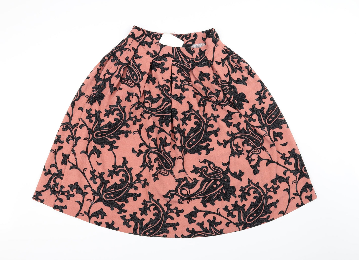 H&M Womens Pink Geometric  A-Line Skirt Size 10