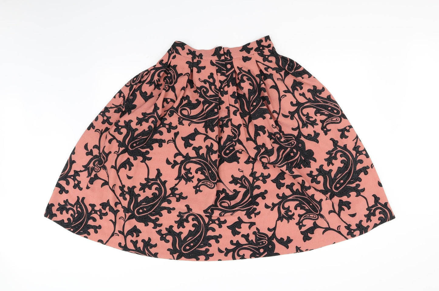 H&M Womens Pink Geometric  A-Line Skirt Size 10