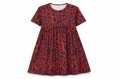 ASOS Womens Red Geometric  A-Line  Size 10