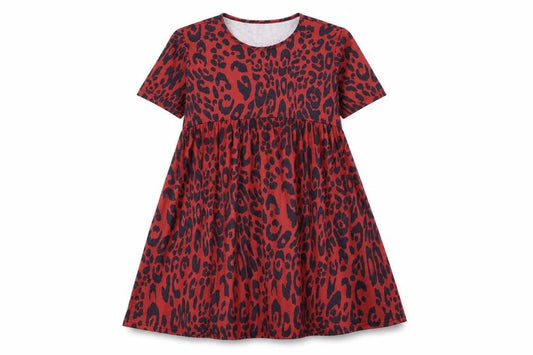 ASOS Womens Red Geometric  A-Line  Size 10