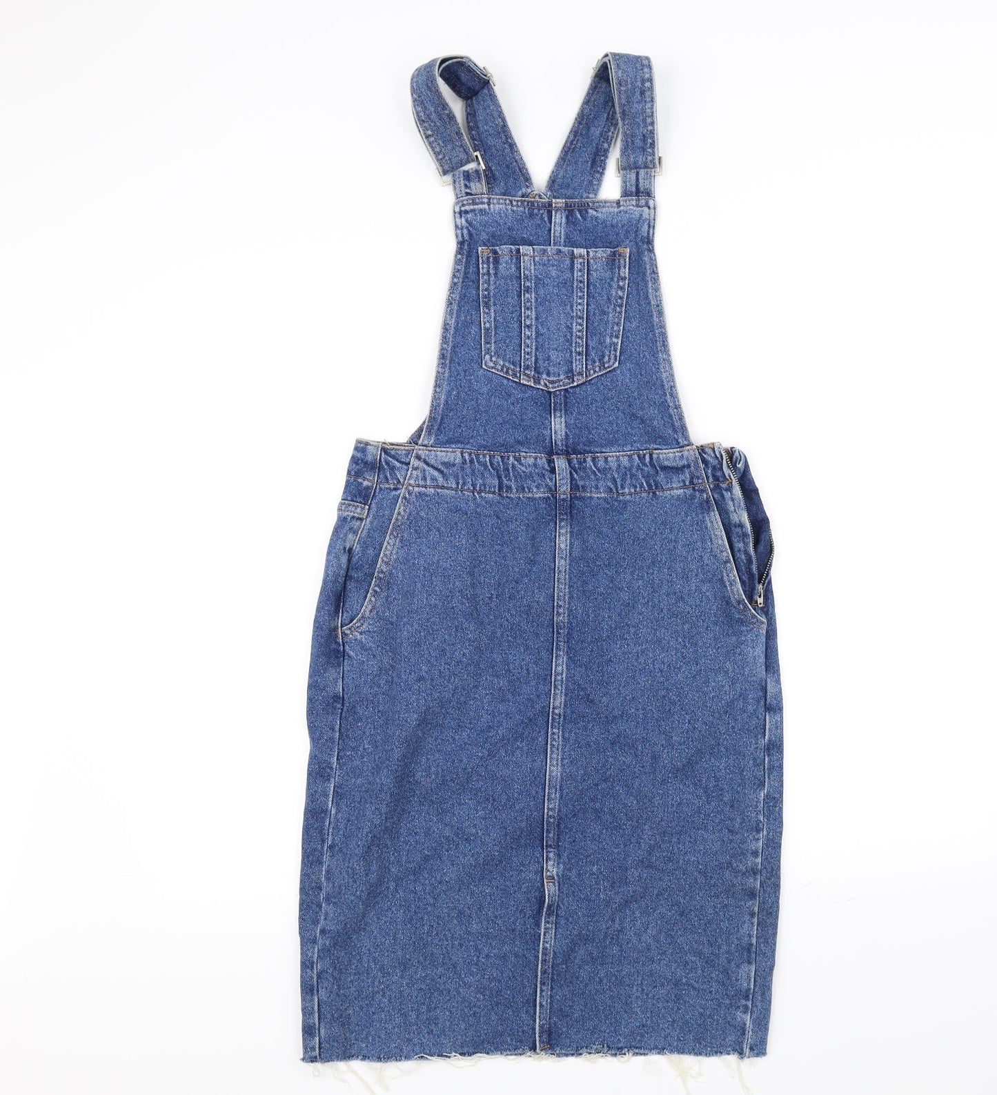 New Look Womens Blue   Dungaree One-Piece Size 8 L32 in